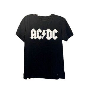 American Classics AC/DC Hard Rock Band Logo Adult‎ Graphic T-